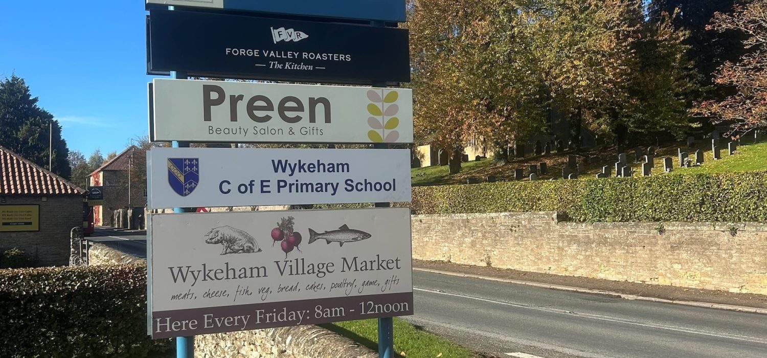 Wykeham Hillyard sign