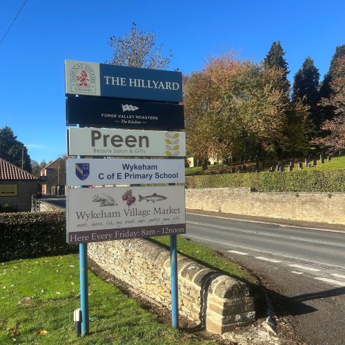 Wykeham Hillyard sign